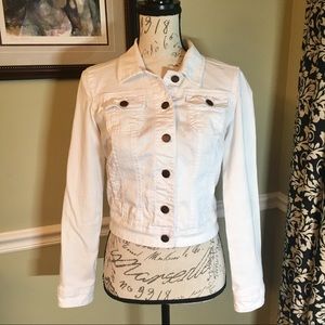 Elle White Denim Jacket